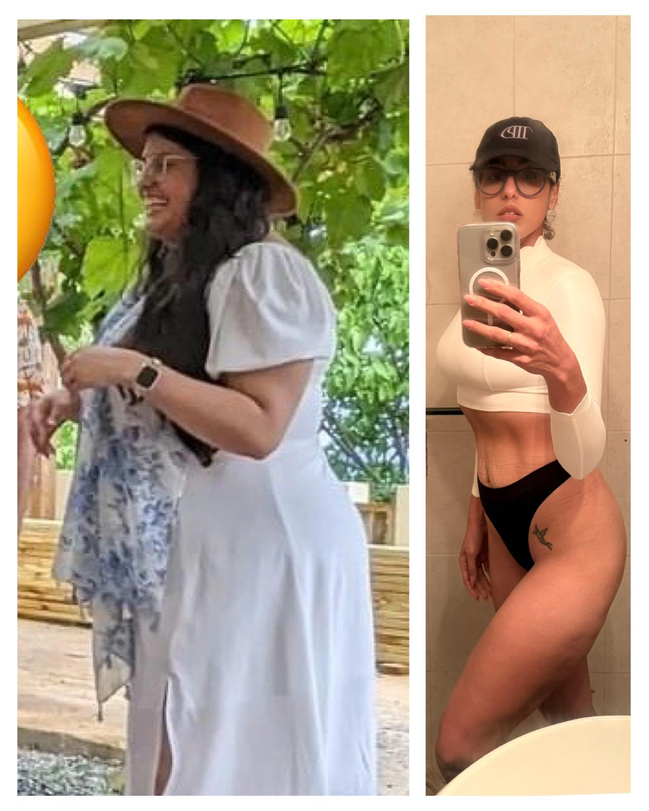 Mi transformación antes y después